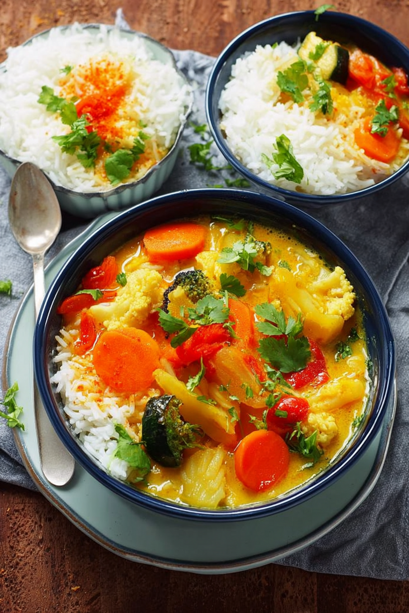 légumes curry