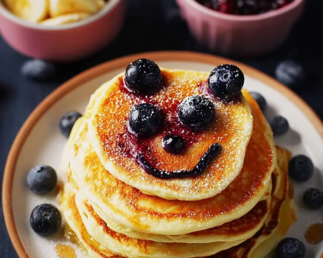 pancakes myrtilles