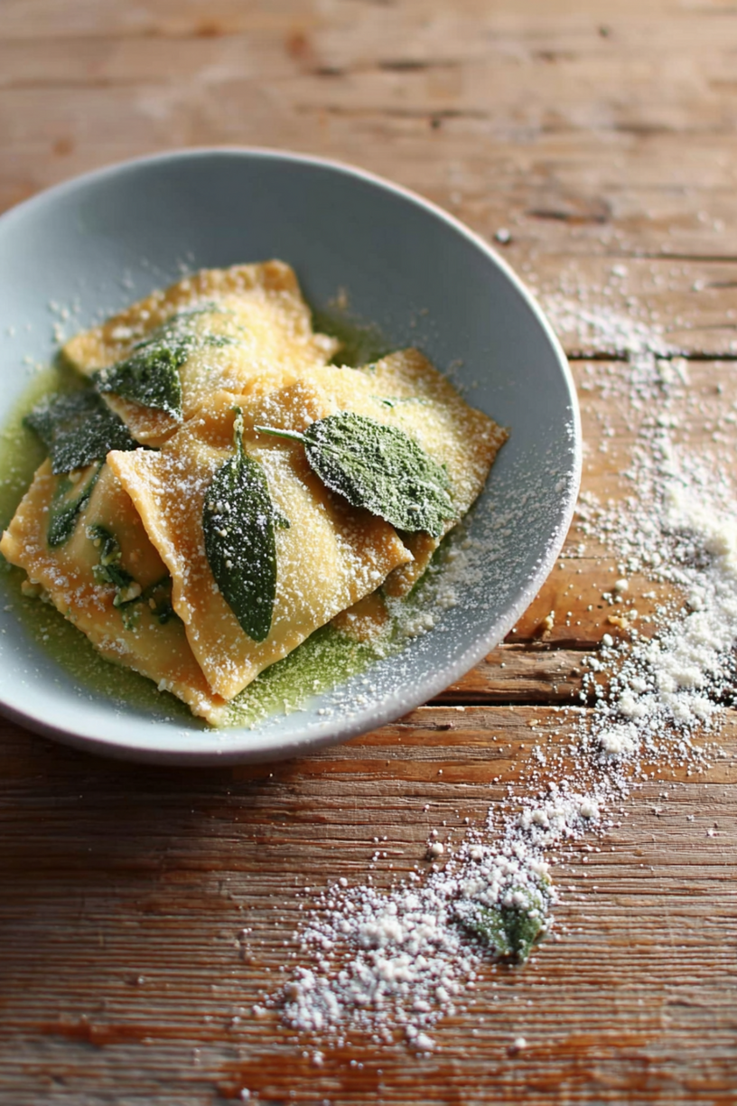 ravioli ricotta épinards