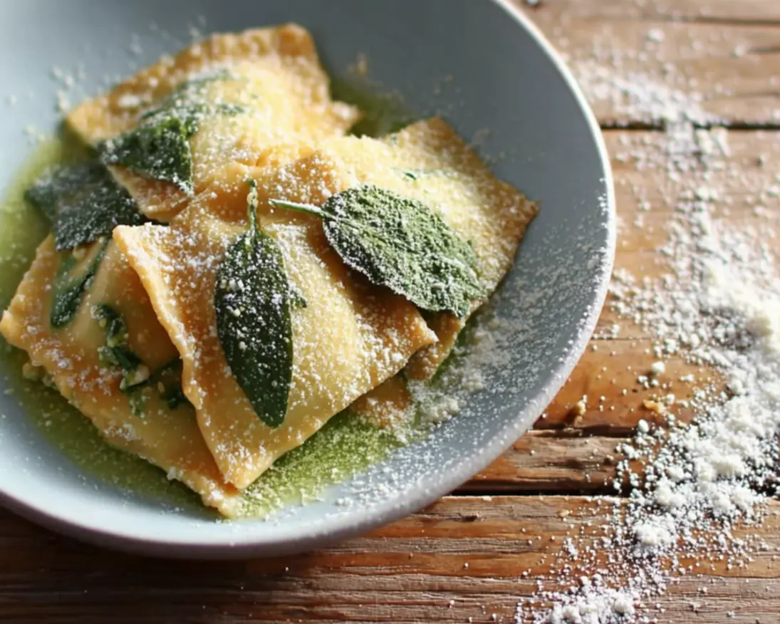 ravioli ricotta épinards
