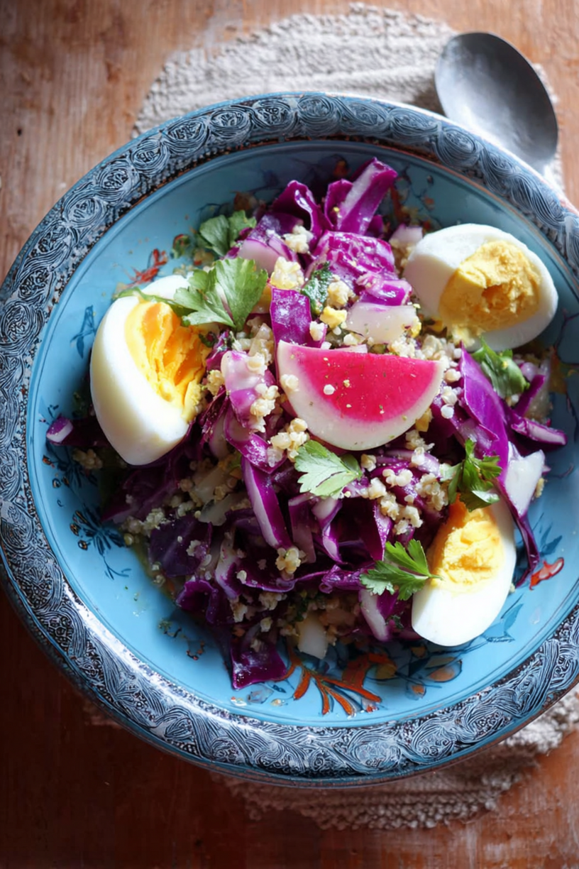 salade chou rouge boulgour uf