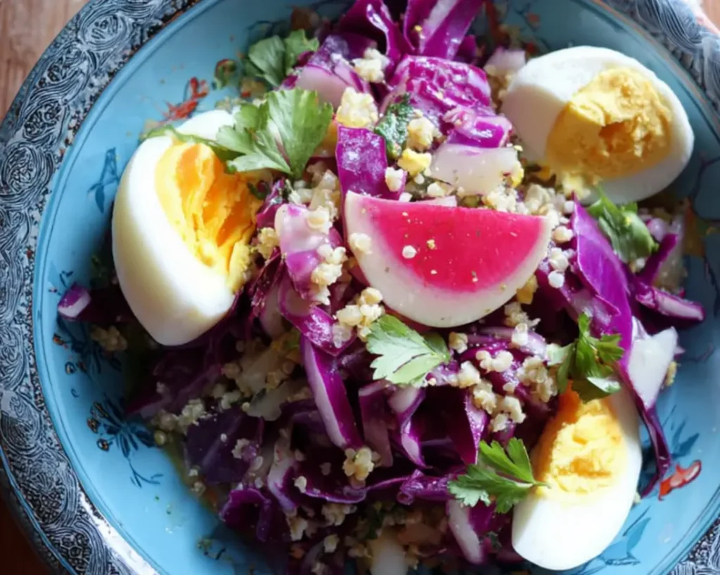 salade chou rouge boulgour uf