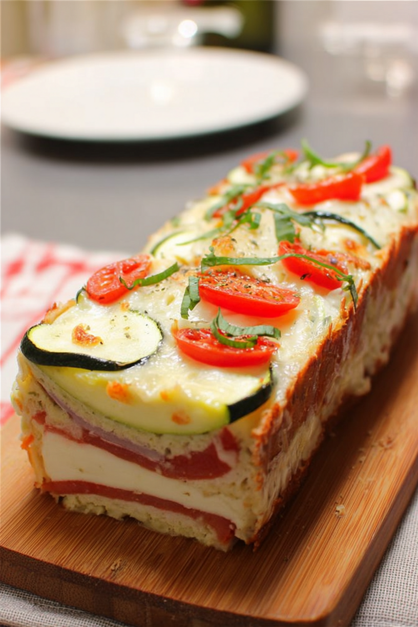 terrine légumes mozzarella