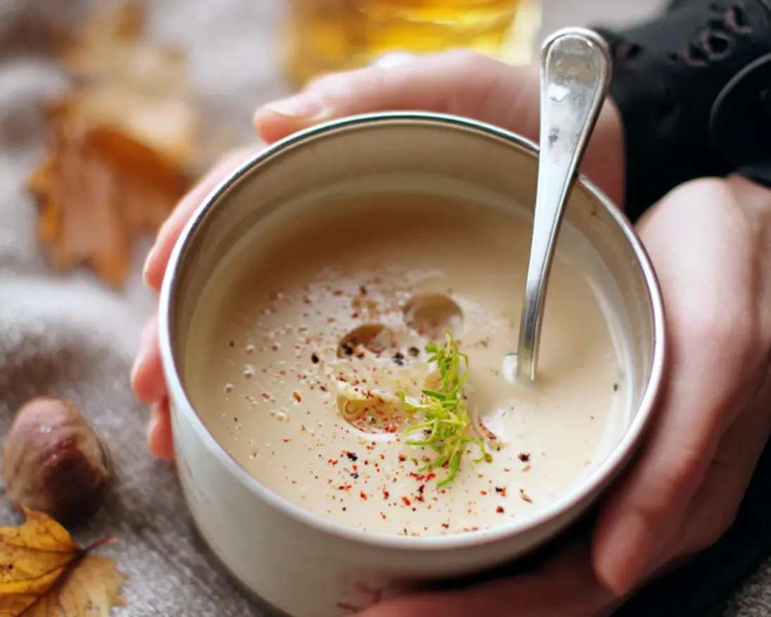 velouté châtaignes céleri