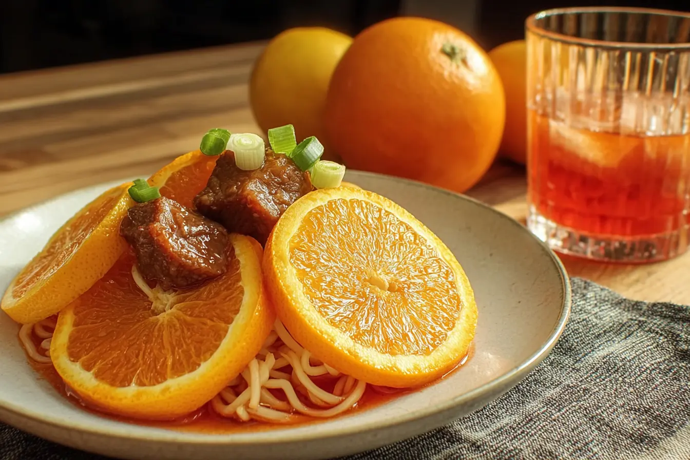 Bœuf l'orange