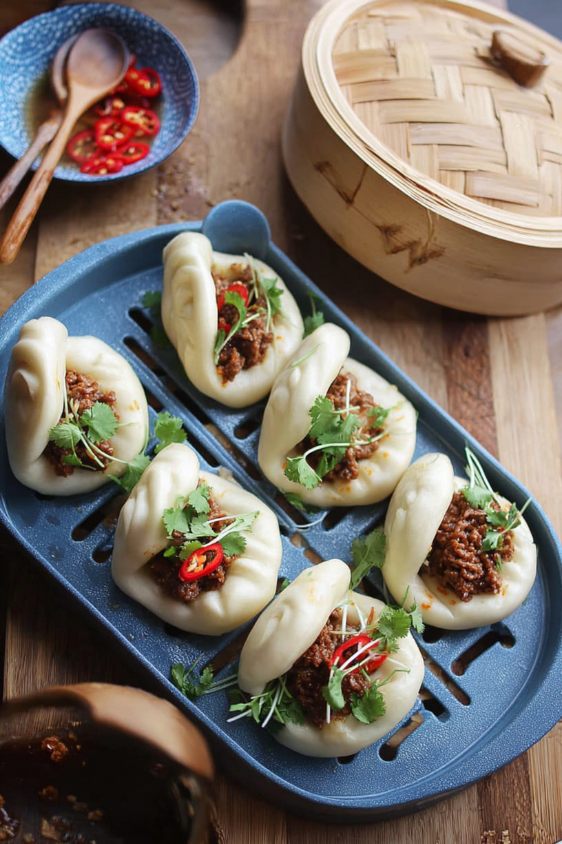 banh bao vapeur viande