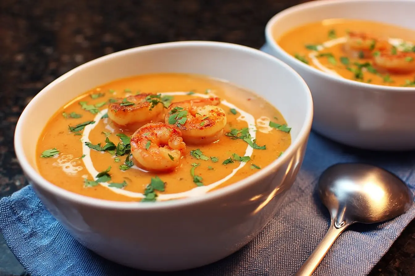 bisque crevettes