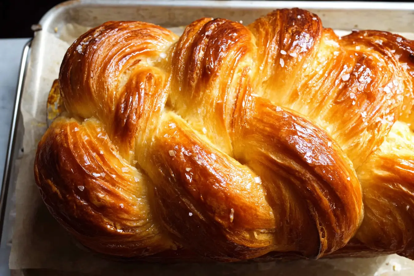 brioche feuilletée tressée