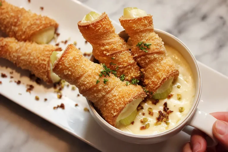 cornets mousse parmesan fondue poireaux