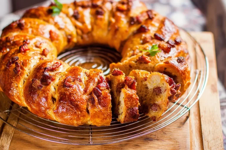 couronne rois chorizo lardons pignons