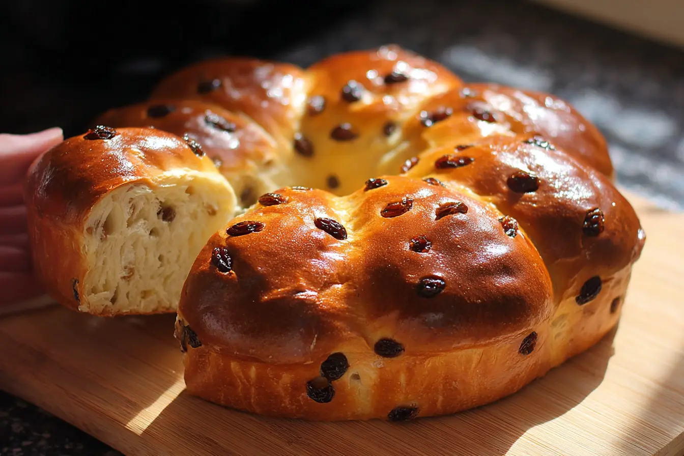 cramique brioche du nord aux raisins secs