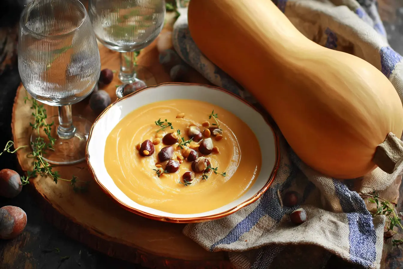 crème butternut châtaignes