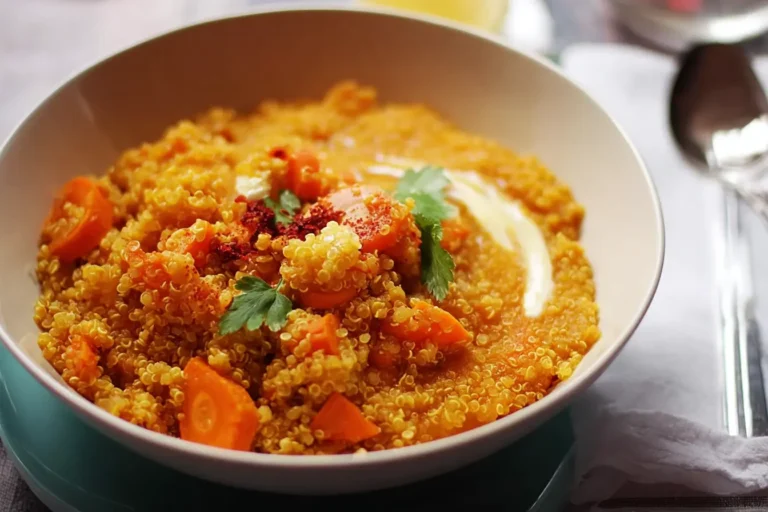 crème carottes quinoa