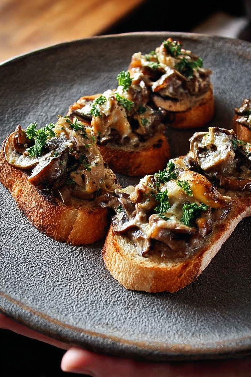 croûtes champignons