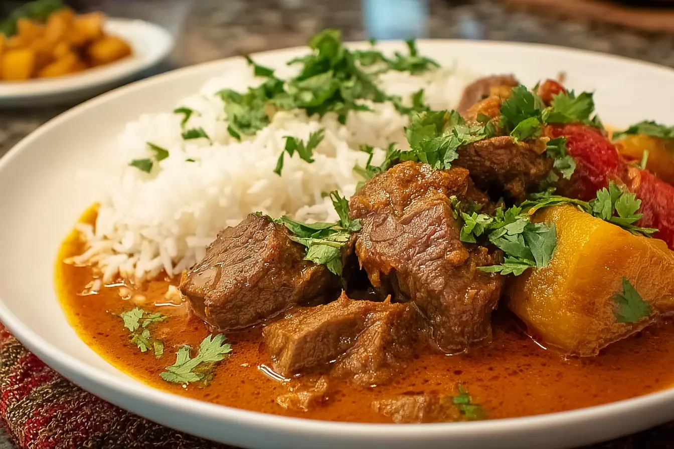 curry agneau exotique