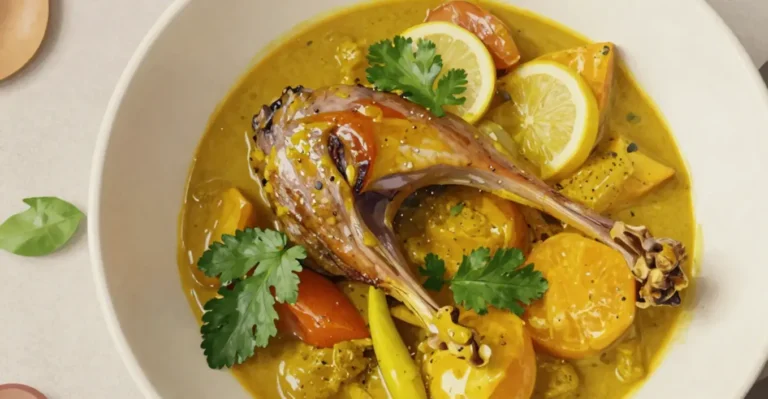curry jaune magret canard