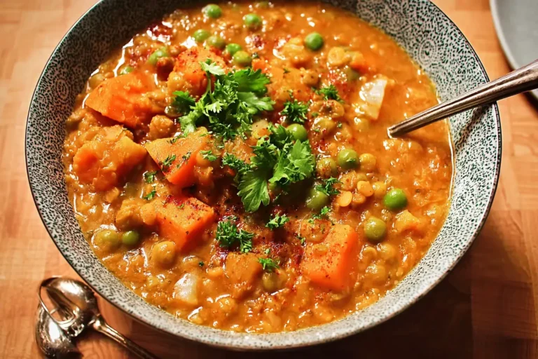 dahl pois cassés patate douce