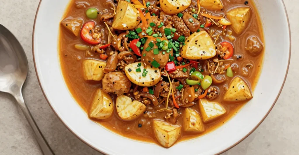 dahl pois cassés patate douce