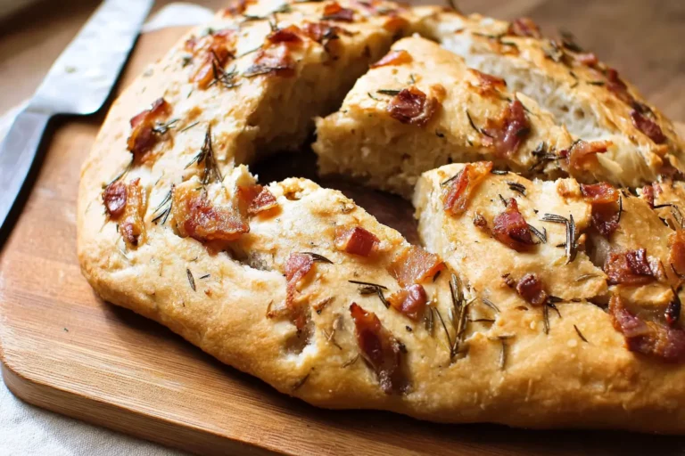 fougasse lardons romarin