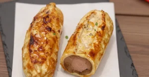 friands boudin blanc échalotes