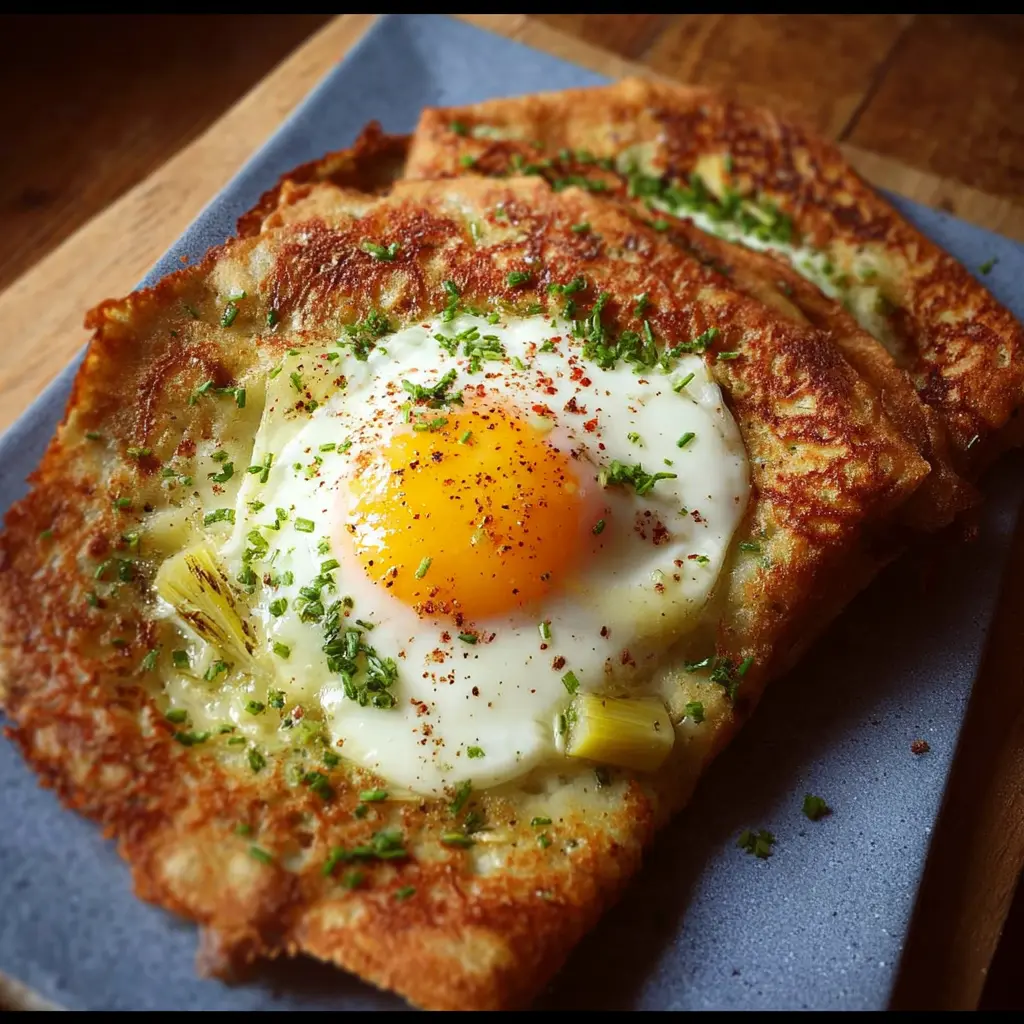 galettes poireaux oeuf comté