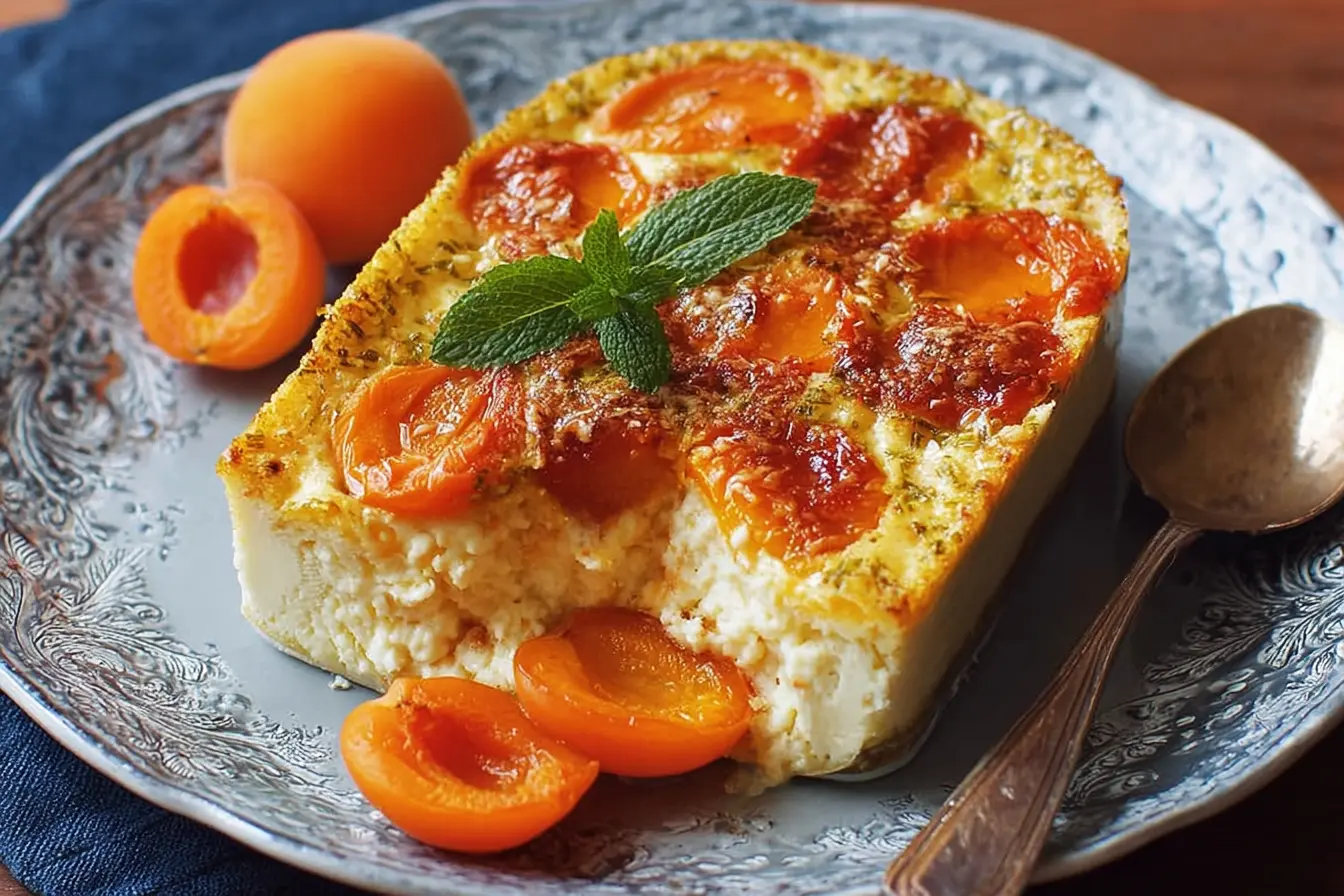 gâteau abricots ricotta