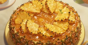 gâteau c ur l'ananas