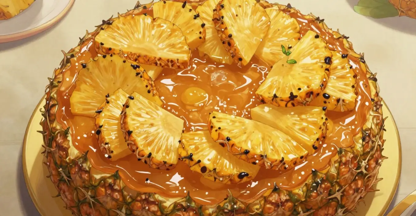 gâteau c ur l'ananas