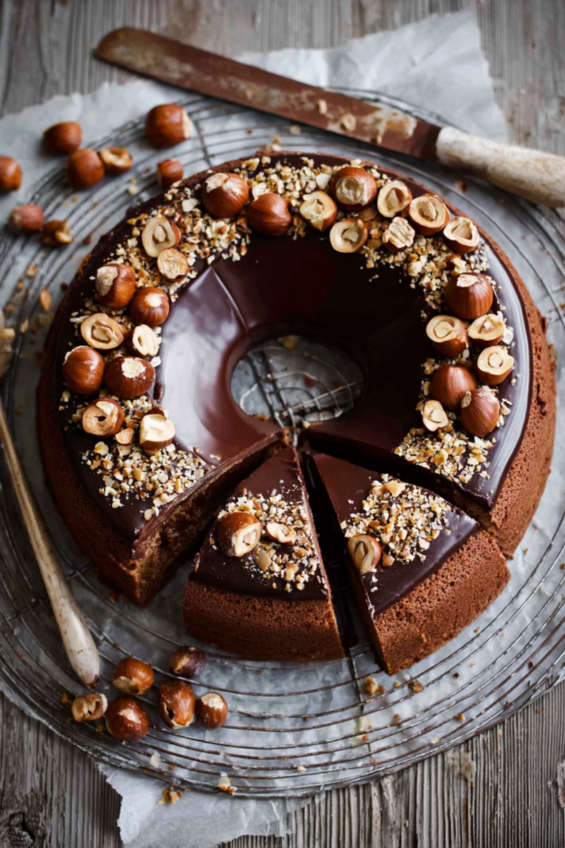 gâteau choco noisette