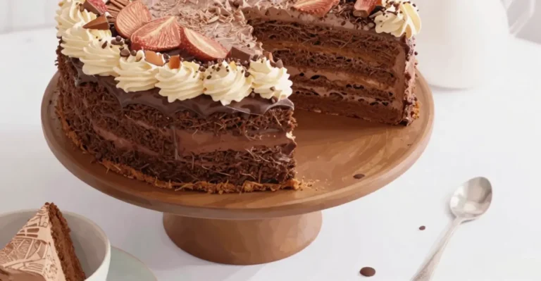 gâteau chocolat café meringué