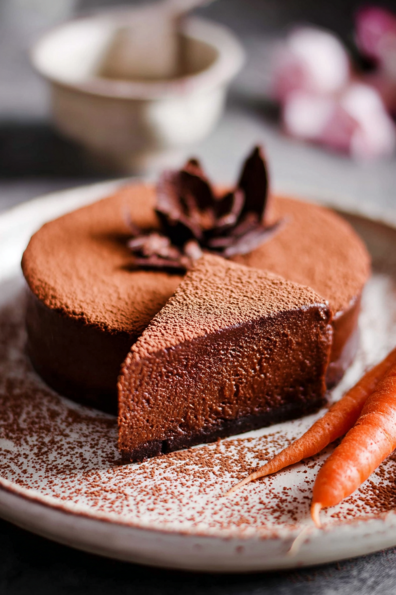 gâteau chocolat carotte healthy
