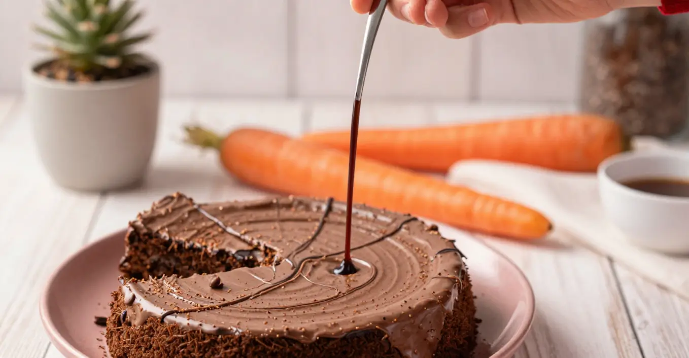 gâteau chocolat carotte healthy