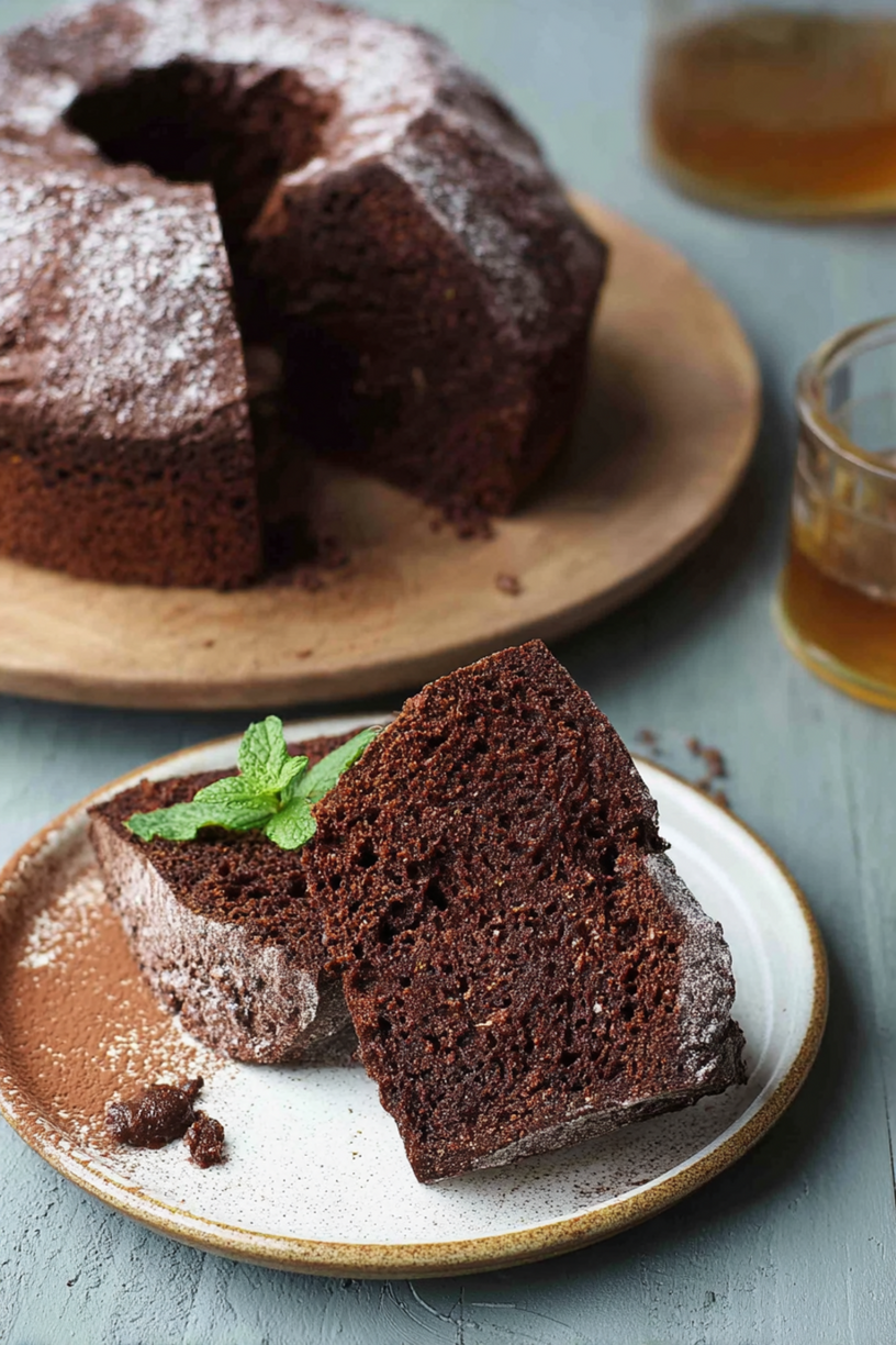 gâteau chocolat courgette sans beurre