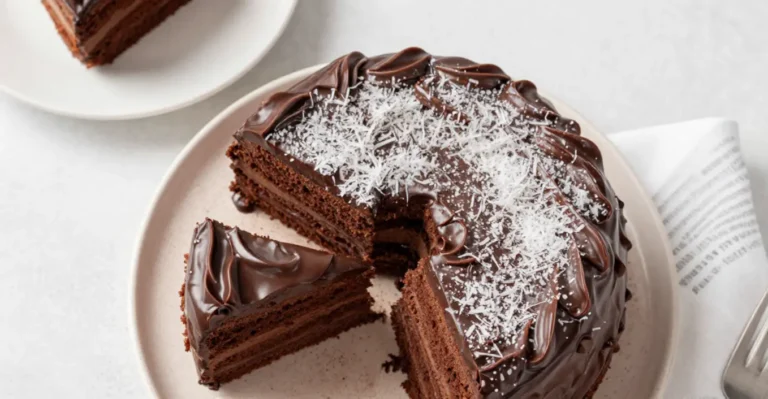 gâteau chocolat courgette sans beurre