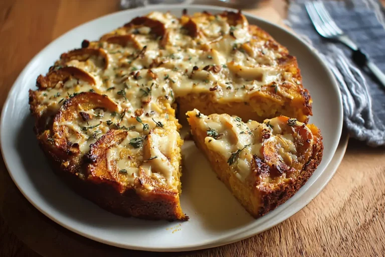 gâteau courge pomme flocons d'avoine