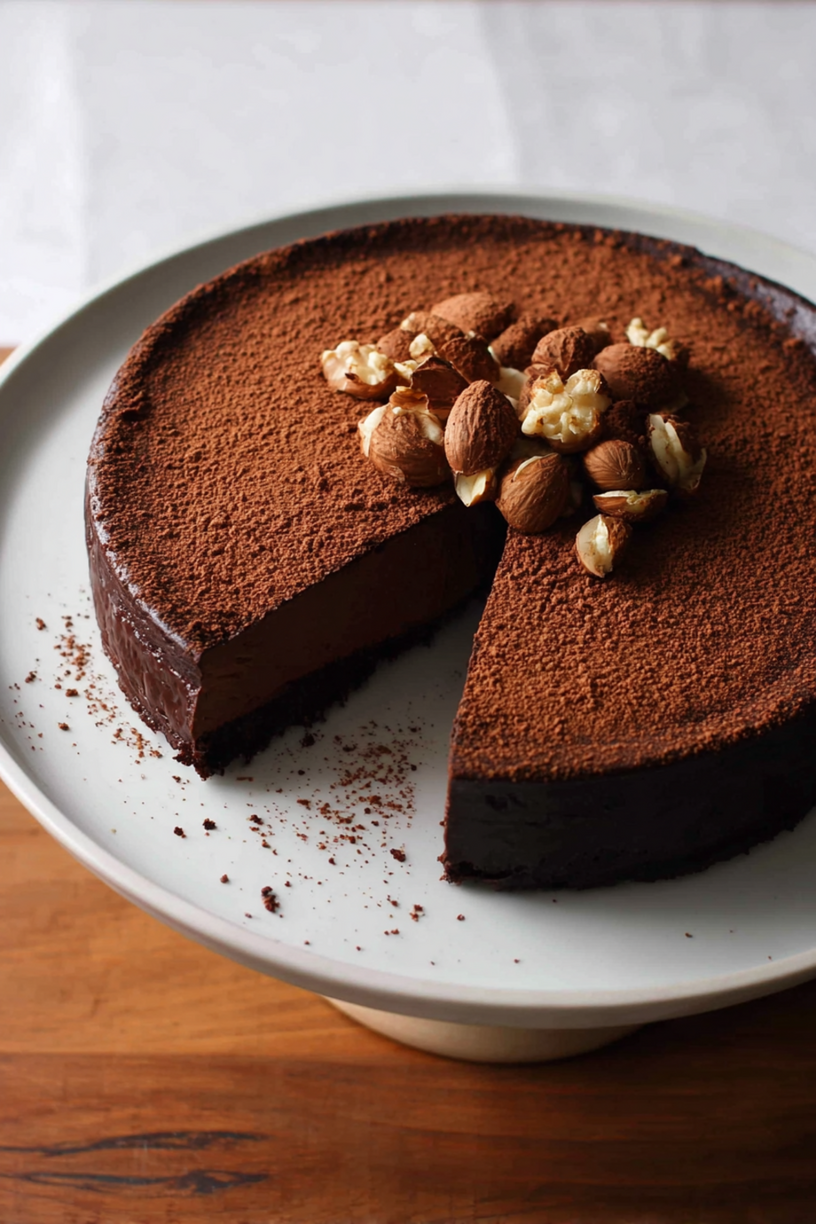 gâteau crèmeux cacao sans gluten