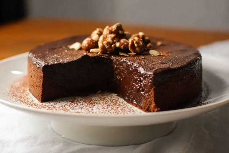 gâteau crèmeux cacao sans gluten