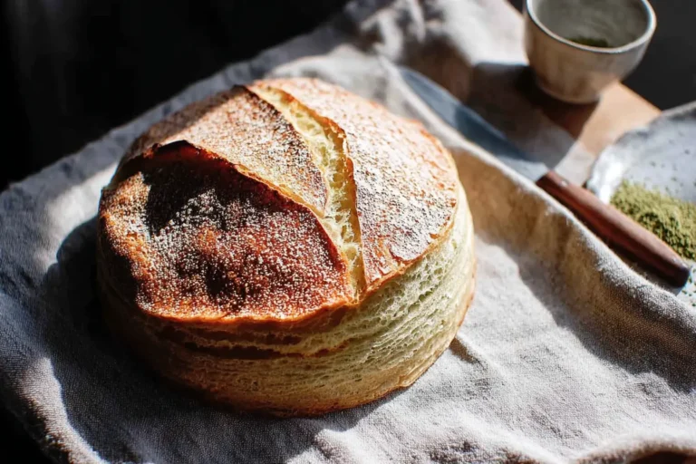 gâteau crêpes thé matcha
