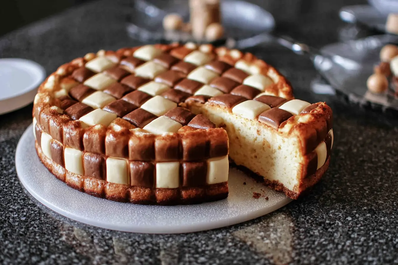 gâteau damier