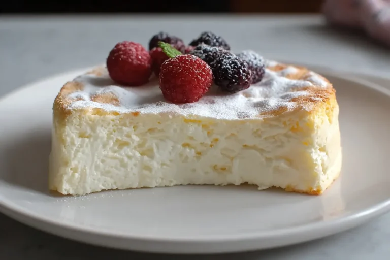 Gâteau léger au fromage blanc
