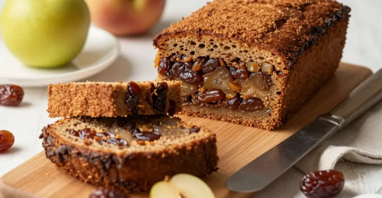 gâteau pommes dattes sans gluten