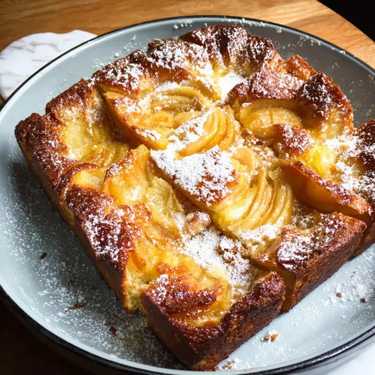 gâteau pommes sucre vanillé