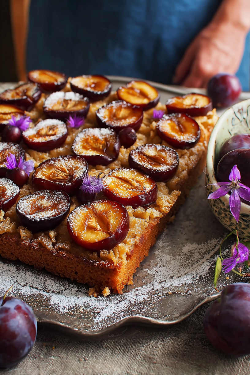 gâteau prunes