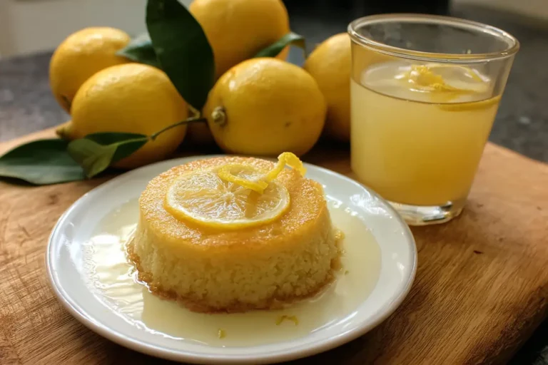gâteau semoule citron