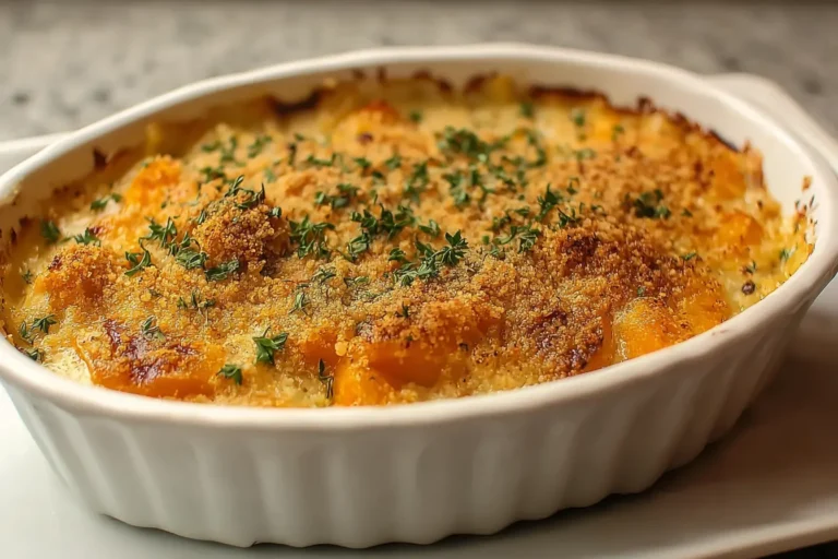 Gratin de butternut express