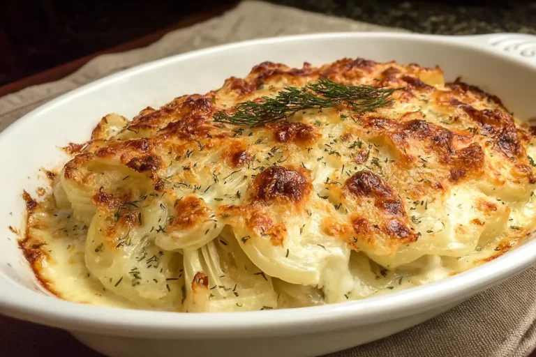 gratin de fenouil au fromage