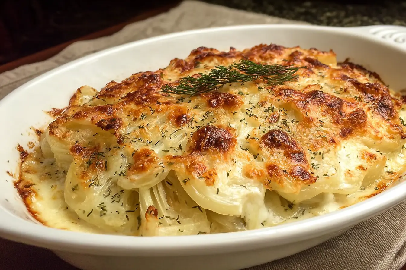 gratin de fenouil au fromage