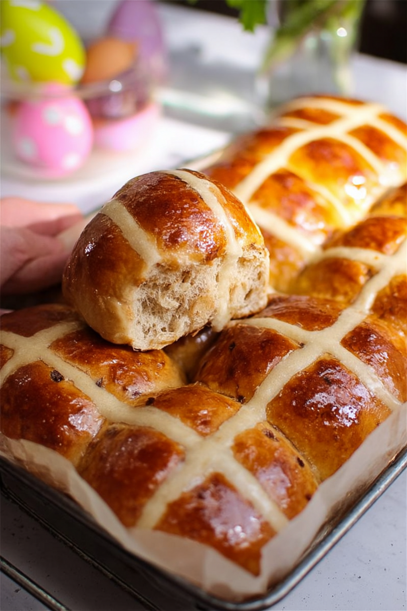 hot cross buns brioches pâques