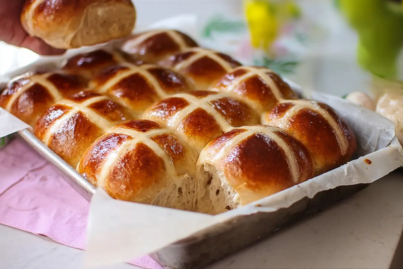 hot cross buns brioches pâques