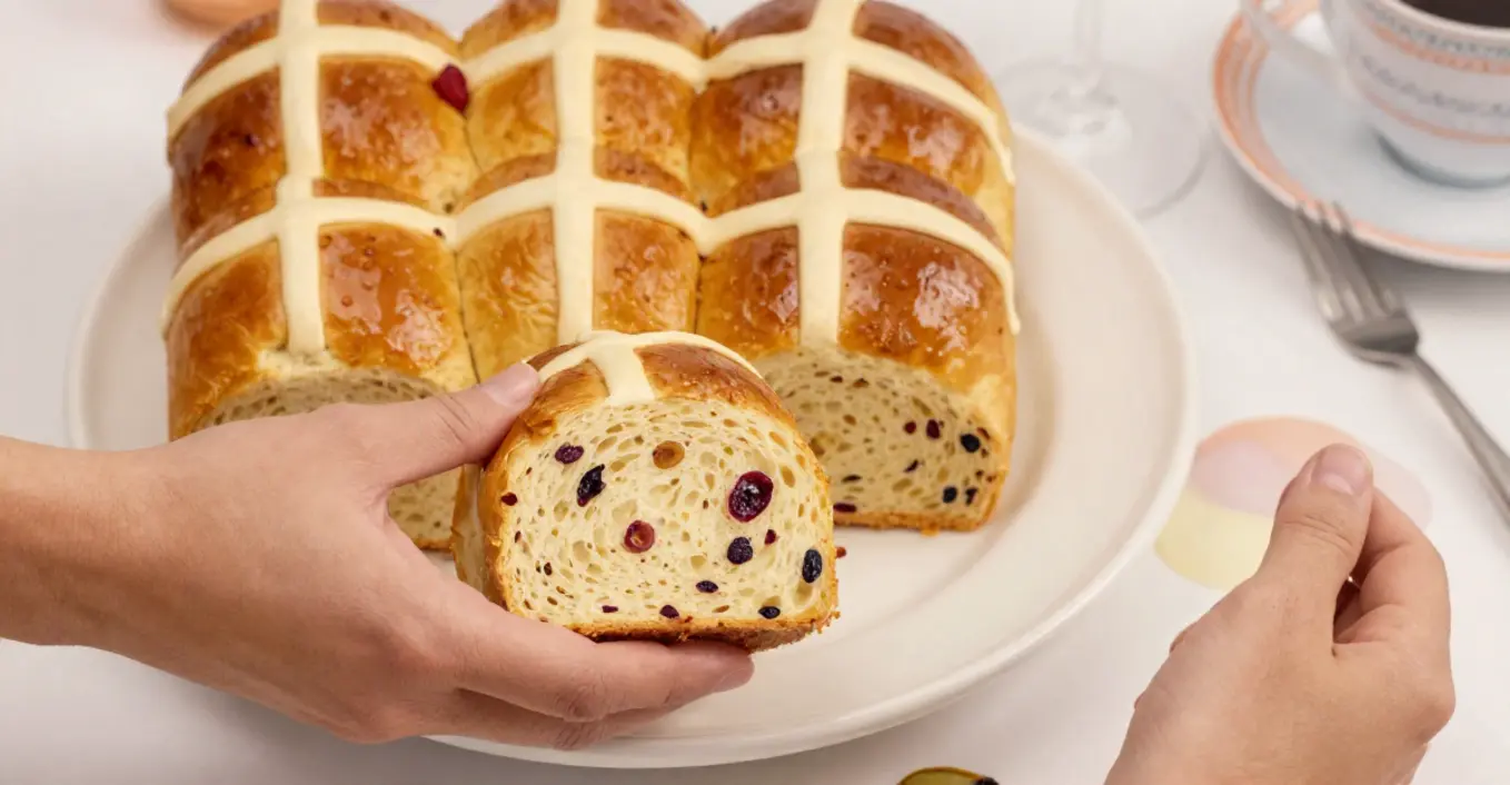 hot cross buns brioches pâques